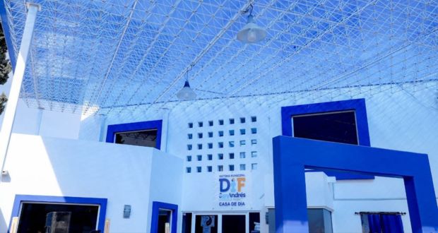 Tlatehui y Cuautle presiden rehabilitación de Casa de Día en Cholula