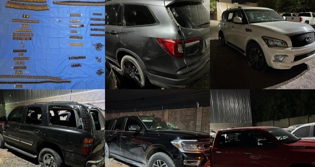 En Sonora, 12 sicarios que intentaban rescatar a un detenido fueron abatidos. Foto: Especial.