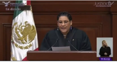SCJN no pude seguir tomando decisiones anticonstitucionales: ministra Batres. Foto: Redes sociales.