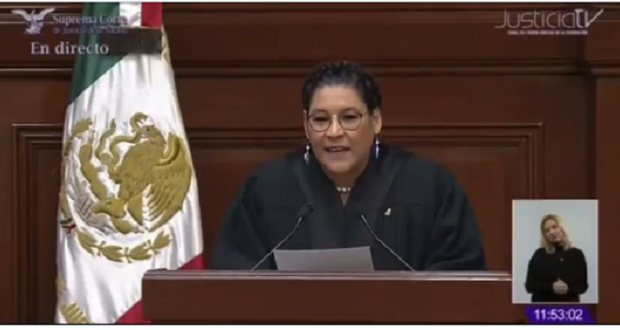 SCJN no pude seguir tomando decisiones anticonstitucionales: ministra Batres. Foto: Redes sociales.