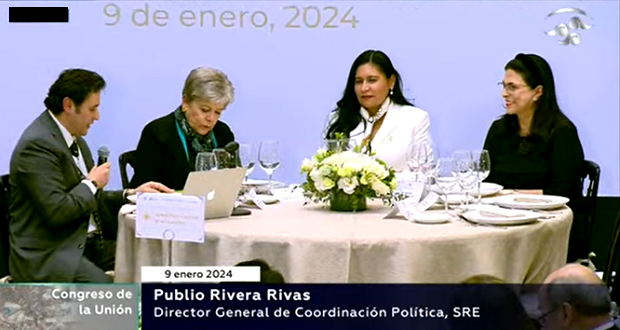 Senado y diputados se reúnen con diplomáticos; analizan retos del 2024. Foto: Youtube/ @CanaldelCongresoMéxico