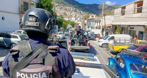 Por violencia contra transportistas y policías, cancelan servicios en Taxco. Foto: X/@SSPGuerrero