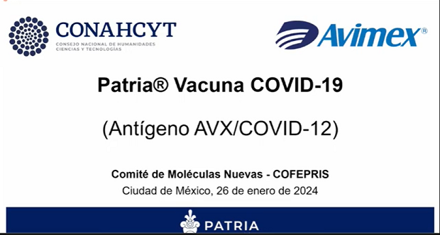 ¡Haz Patria! Cofepris valida biológico contra Covid elaborado por Conahcyt. Foto: Especial.