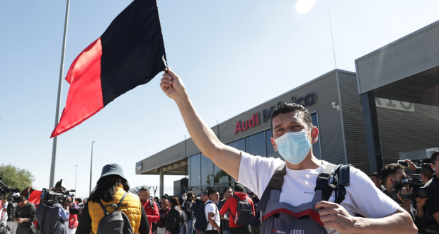 Audi en Puebla vive su primera huelga, a 8 años de su inauguración