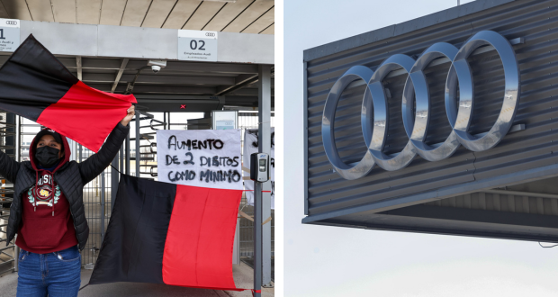Audi intenta declarar huelga inexistente; obreros abiertos a negociación sin RH