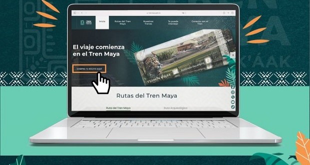 ¿Ya te subiste? Tren Maya estrena plataforma para venta de boletos en línea. Foto: Especial.