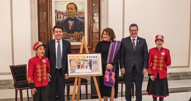 Lotería Nacional, conmemora 10 años de CEAV con sorteo de 87 mdp. Foto: Especial.