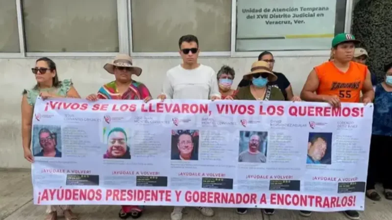 Familiares de 5 campesinos desaparecidos en Veracruz demandan localizarlos