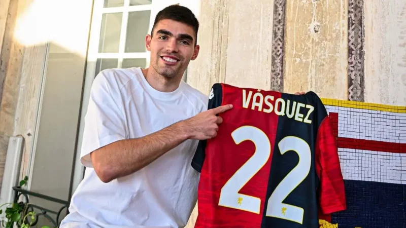 Se queda en Italia; Johan Vásquez renueva contrato con Genoa