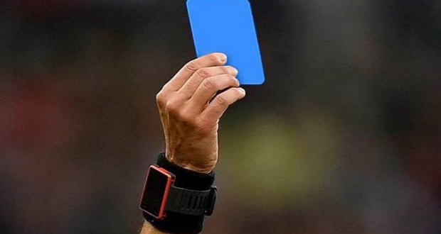 Tarjeta azul; conoce la nueva regla del fútbol