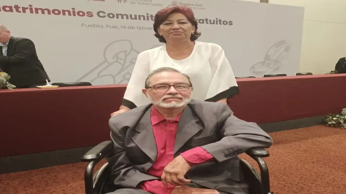 Tras 30 años, Carmen y Nicolás unen sus vidas con matrimonio civil gratuito