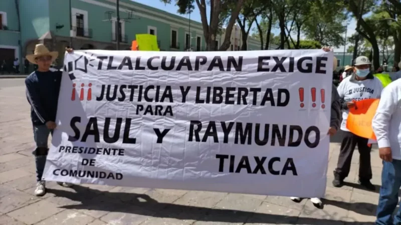 Colectivos piden liberación de defensores ambientales nahuas en Tlaxcala