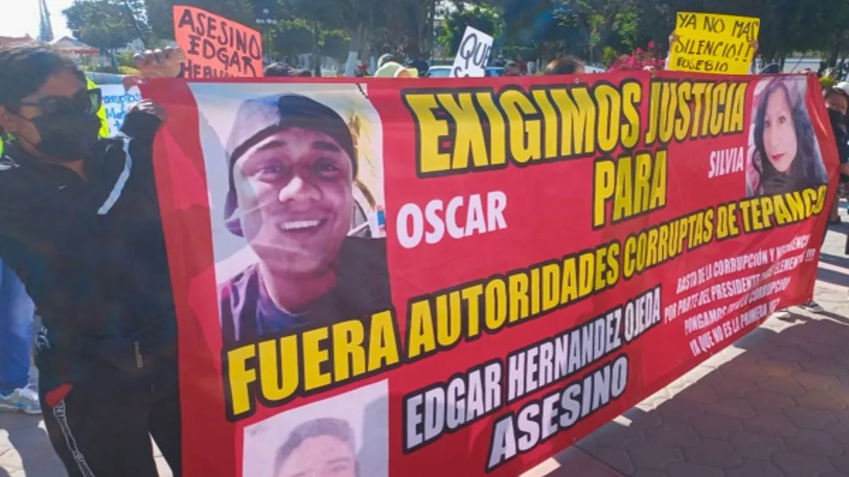 Protestan en Tepanco por liberar a señalado que provocó muerte de motociclistas