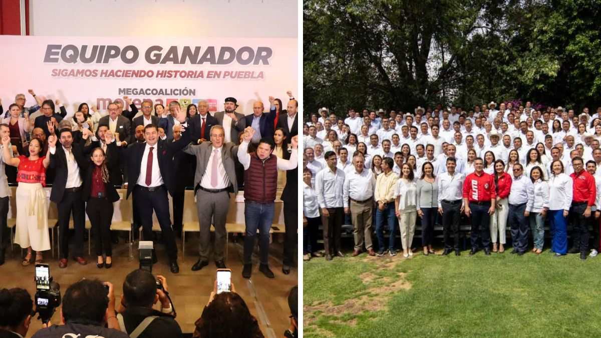 Estos equipos llevarán Armenta y Rivera en campaña a la gubernatura de Puebla
