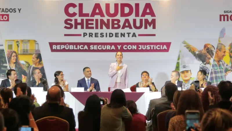Claudia Sheinbaum Pardo, señalo que las fiscalías, la Guardia Nacional y el Poder Judicial de la Federación son instituciones que fortalecerá.