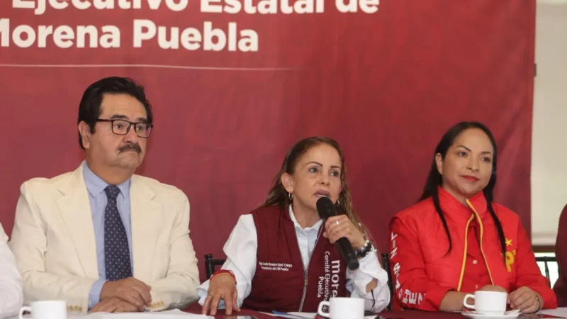 La dirigencia de Morena Puebla se comprometió a cumplir con las acciones afirmativas en candidaturas a diputaciones locales plurinominales