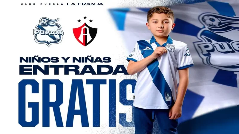 Niños y universitarios entrarán gratis al juego Puebla vs Atlas