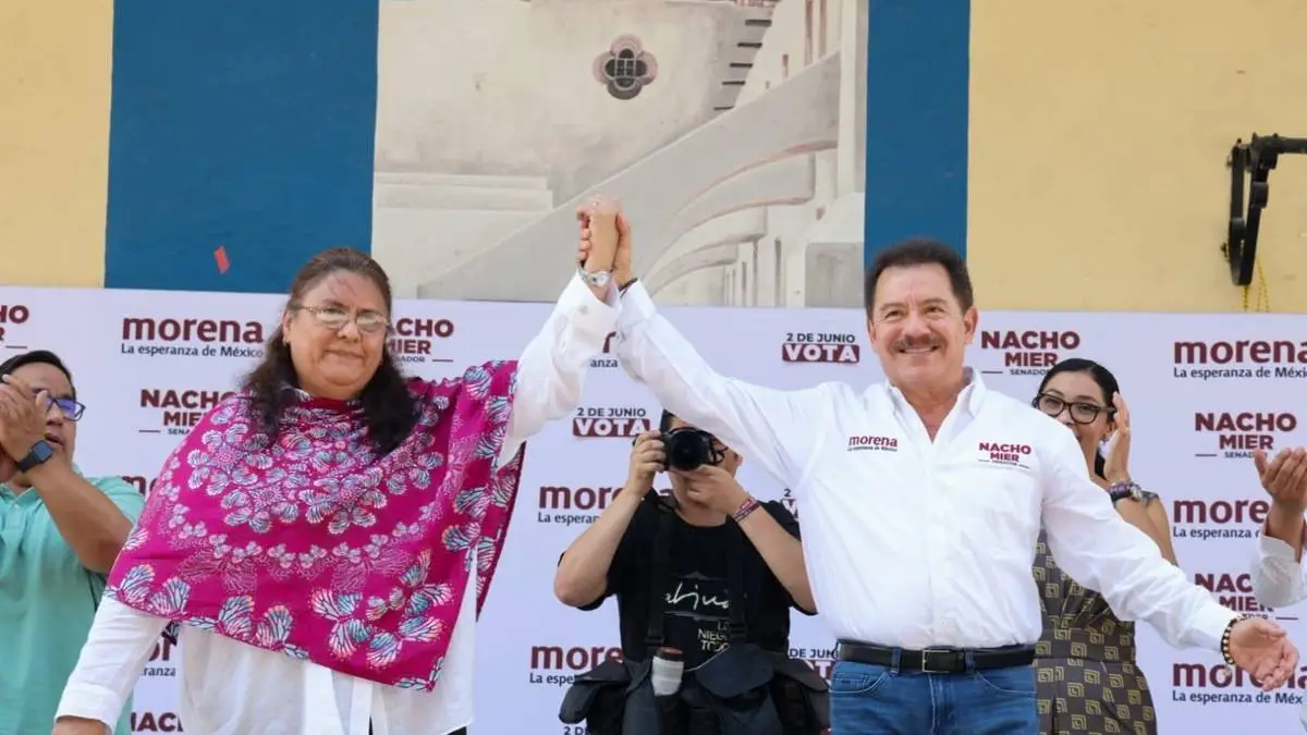 Rosario Orozco y Nacho Mier hacen campaña en Tehuacán; dejan atrás diferencias