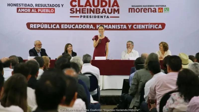 Defender la democracia de México pide Sheinbaum por presidente de España