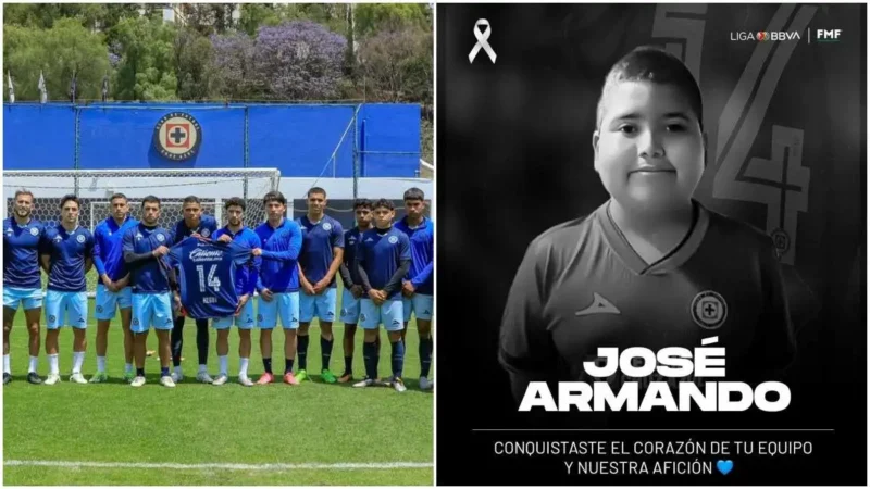 Cruz Azul rinde homenaje a José Armando, niño aficionado que murió de cáncer