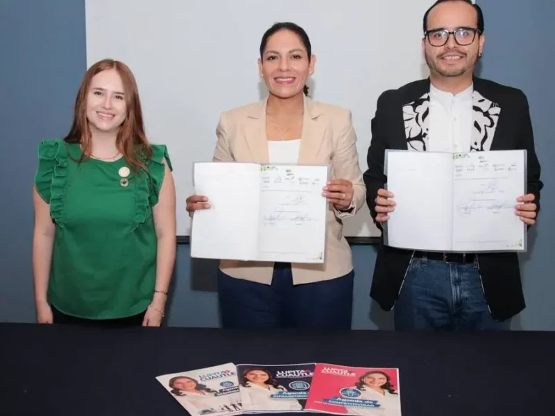Firma Lupita Cuautle compromiso para desarrollo sustentable en San Andrés