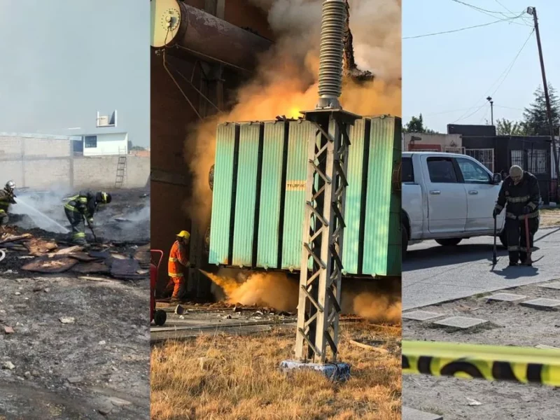 Liquidan tres incendios en Cuautlancingo y Coronango, pero un abuelito murió