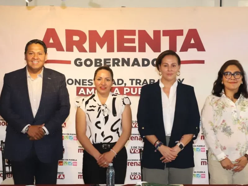 Oposición quiere judicializar elección en Puebla, por eso recurre a montajes: voceros