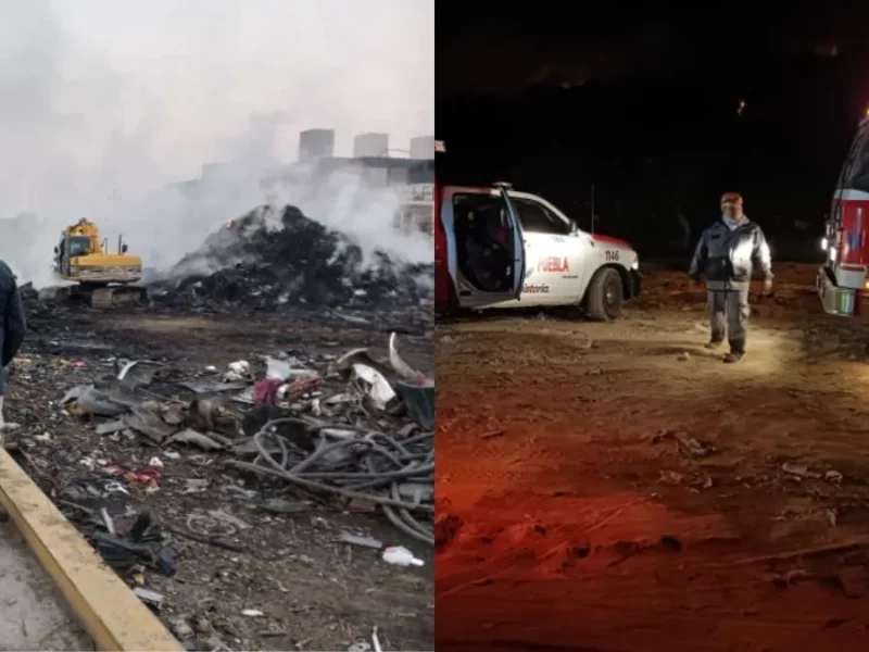 Incendios en Coronango y relleno sanitario de Ajalpan, controlados: Céspedes