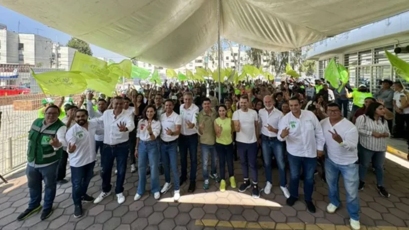 Pepe Chedraui arropa a Jaime Natale en arranque de campaña por distrito 10 de Puebla