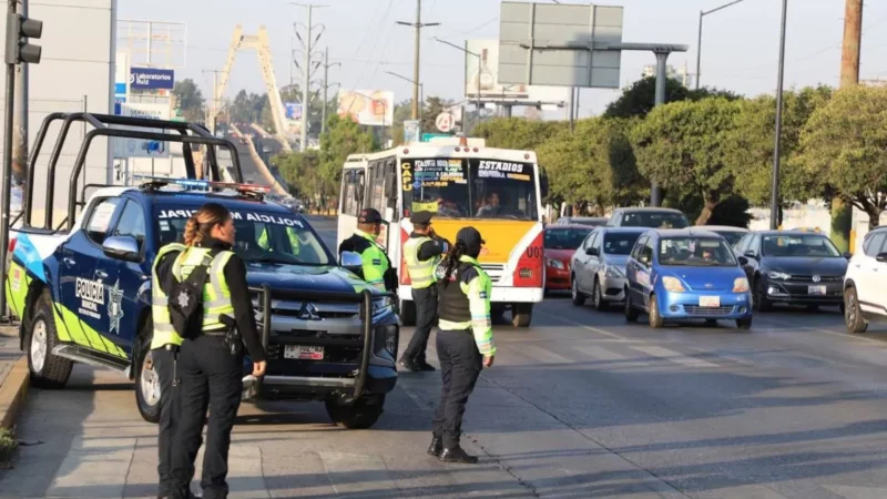 En transporte de Puebla, continúan operativos diarios contra delincuencia