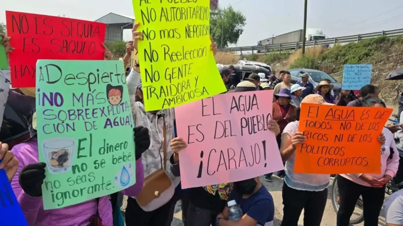Tras manifestación por pozo en Xoxtla, Segob lo clausura; reabren la México-Puebla