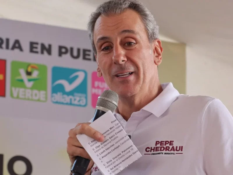 Chedraui líder en encuestas por alcaldía de Puebla; le saca 22 puntos a Riestra
