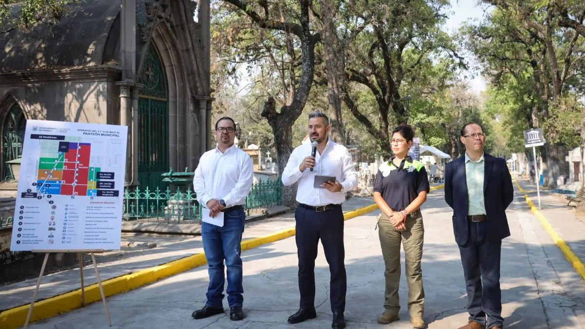 Alistan operativo por Día de las Madres en comercios y panteones de Puebla