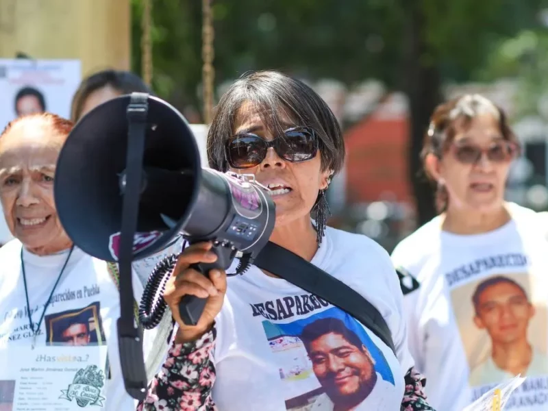 Instituciones les han fallado a desaparecidos en Puebla, protestan en Día de las Madres