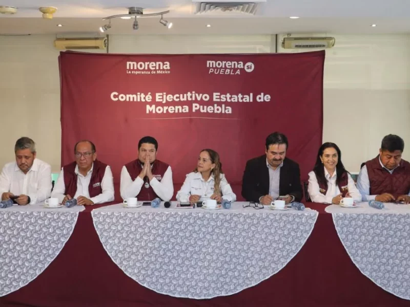 Si candidatos del Prian van a marcha en Puebla, se pedirá fiscalizar: Morena