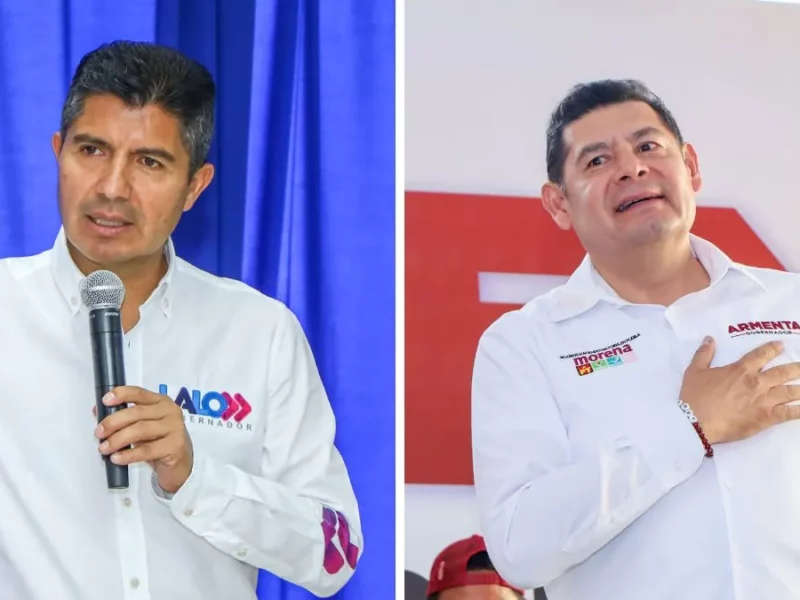 Eduardo Rivera pide al IEE Puebla otro debate por gubernatura; Armenta ironiza tema