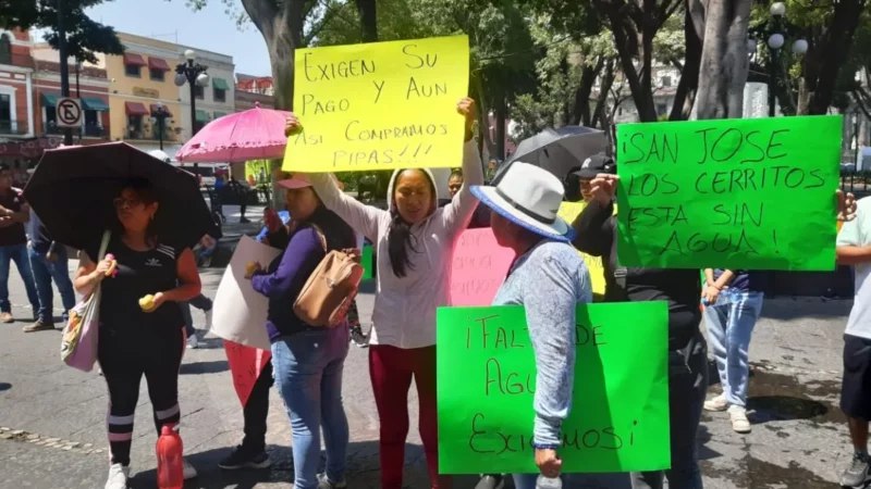 Vecinos de San José Los Cerritos piden a Comuna solución por falta de agua