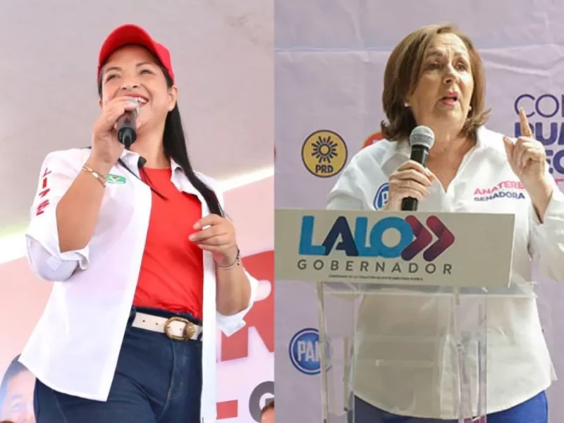 Debate al senado en Puebla será entre Liz Sánchez y Tere Aranda; MC se baja