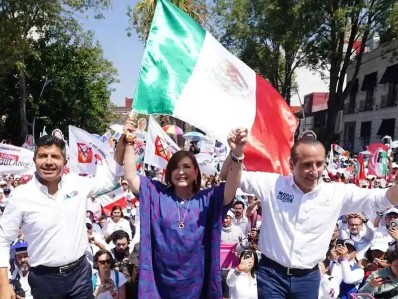 Rivera pide voto útil; Puebla va a contar conmigo, afirma Xóchitl