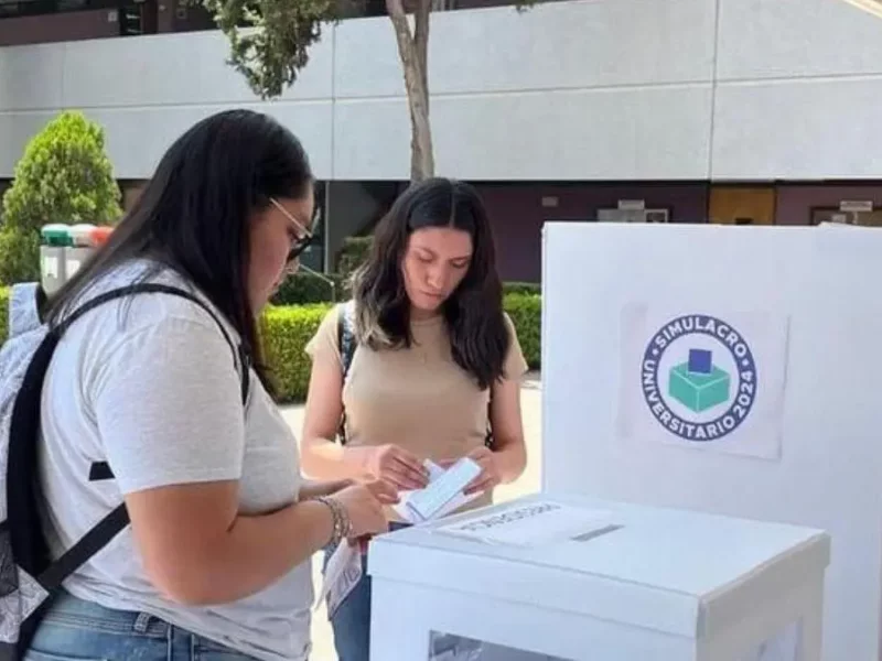 Simulacro Electoral Universitario: en Puebla, 16,000 votan; Sheinbaum gana con el 62%