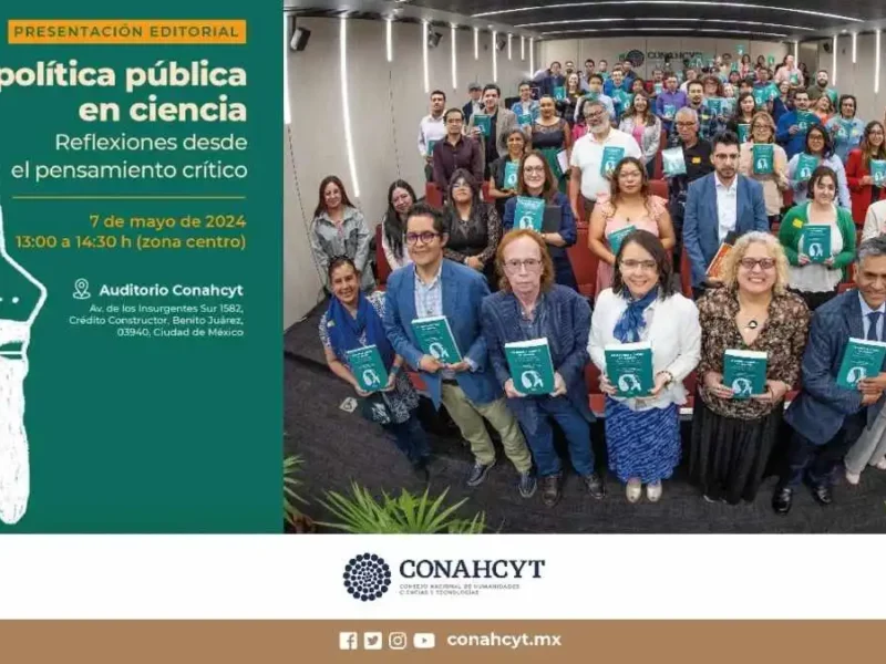 Conahcyt y CFE presentan libro sobre la nueva política pública en ciencia