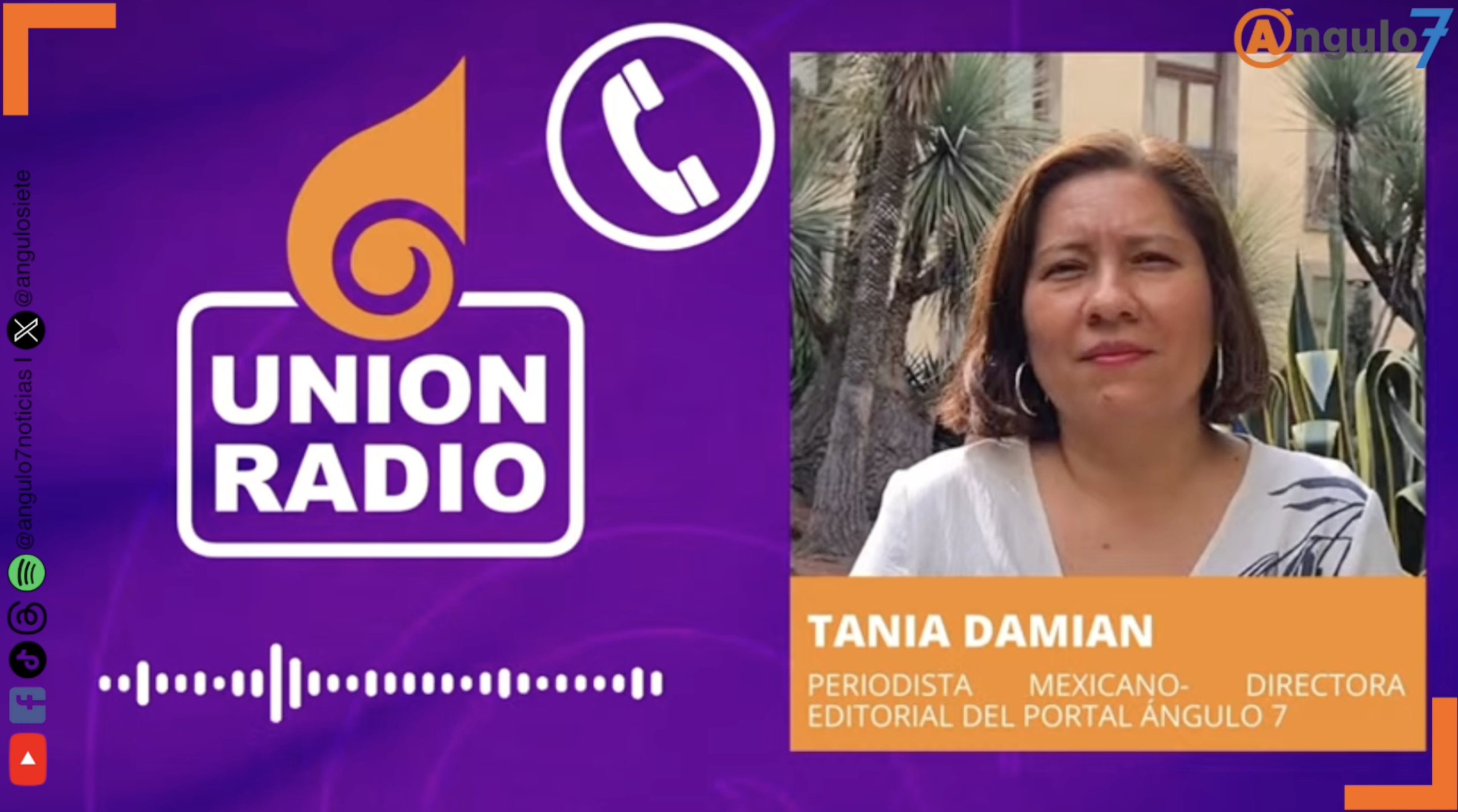 Tania Damián habla sobre la reforma judicial de México para Unión Radio de Venezuela
