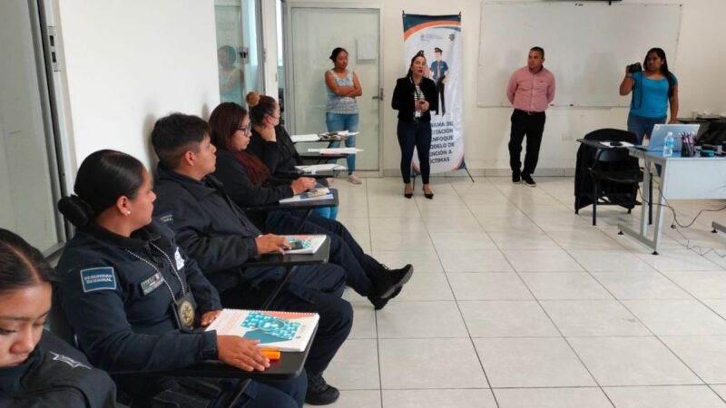 Prevalece capacitación continua a policías de San Andrés Cholula