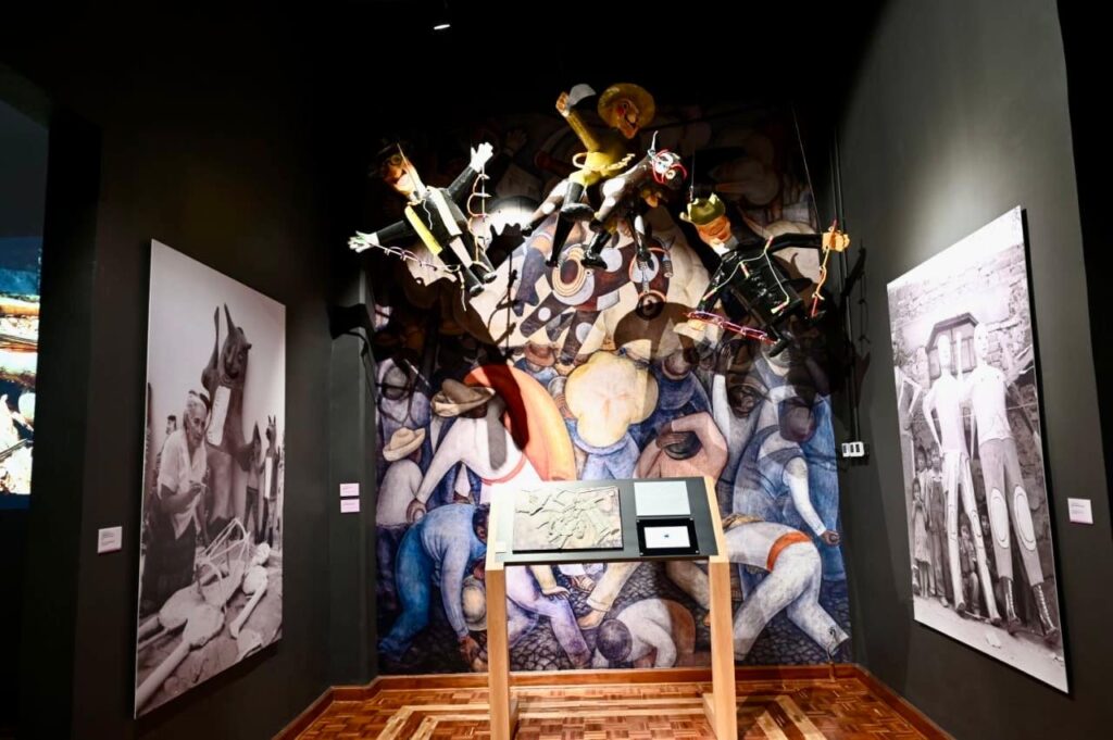 "La quema de los judas" de Diego Rivera