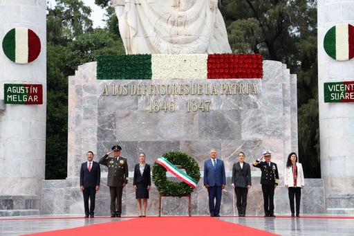 Guardia de Honor a los Niños Héroes de Chapultepec