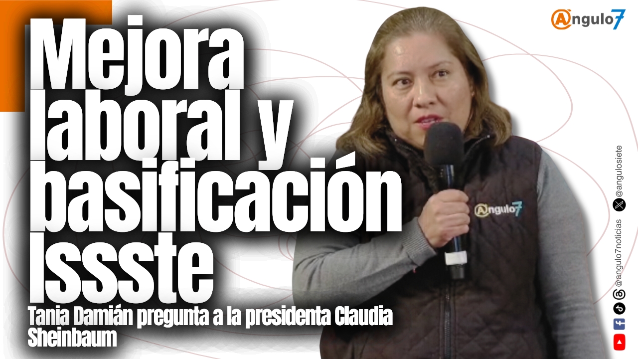 Tania Damián pregunta a la presidenta Claudia Sheinbaum sobre basificación Issste