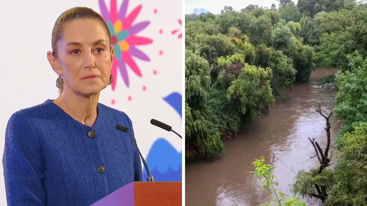 Saneamiento del río Atoyac inicia con identificación de contaminantes: Sheinbaum