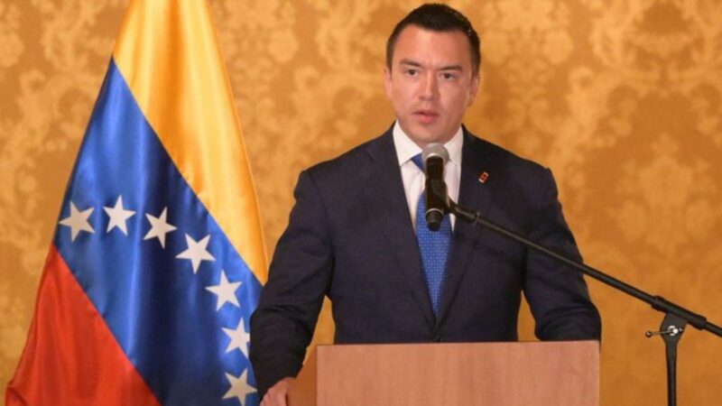 Daniel Noboa, presidente de Ecuador, anuncia aranceles del 27% para México