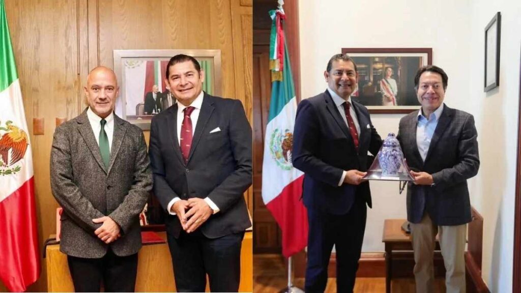 Armenta se reúne con Mario Delgado de SEP y Antonio Esteva de SICT