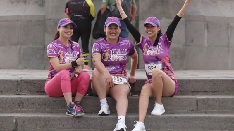 Con 5 mil participantes, realizan Carrera por las Mujeres y la Igualdad en Puebla